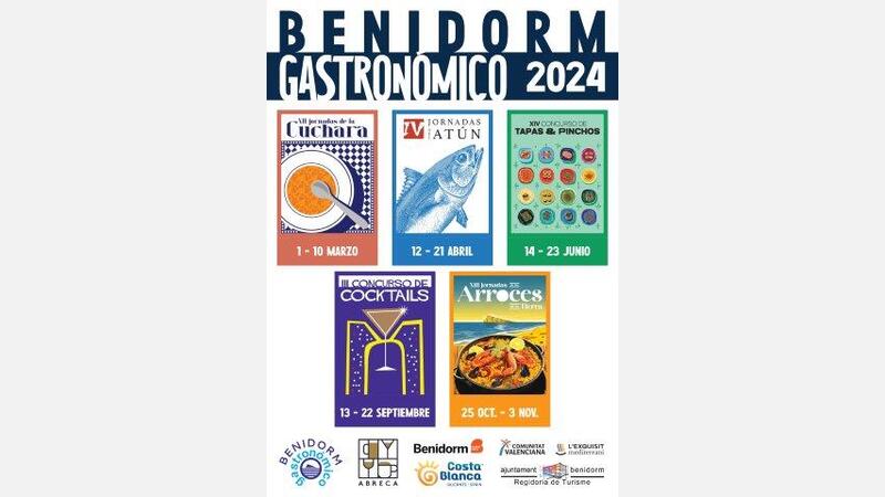 Cartel Benidorm Gastronómico 2024
